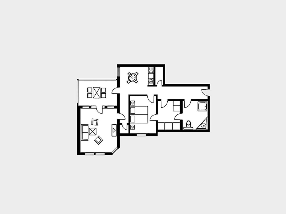 Strandvillen Binz - Ferienwohnung Mit Meerblick, 1 Schlafzimmer, Sauna Und Balkon Sv-712 ภายนอก รูปภาพ